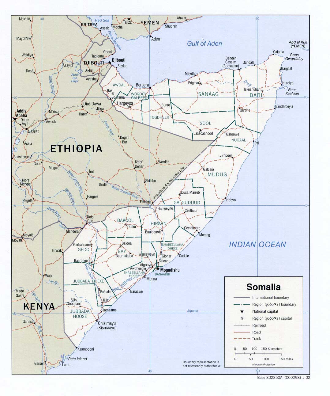 les rgions de la Somalie